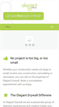 Mobile Screenshot of elegantdrywall.com